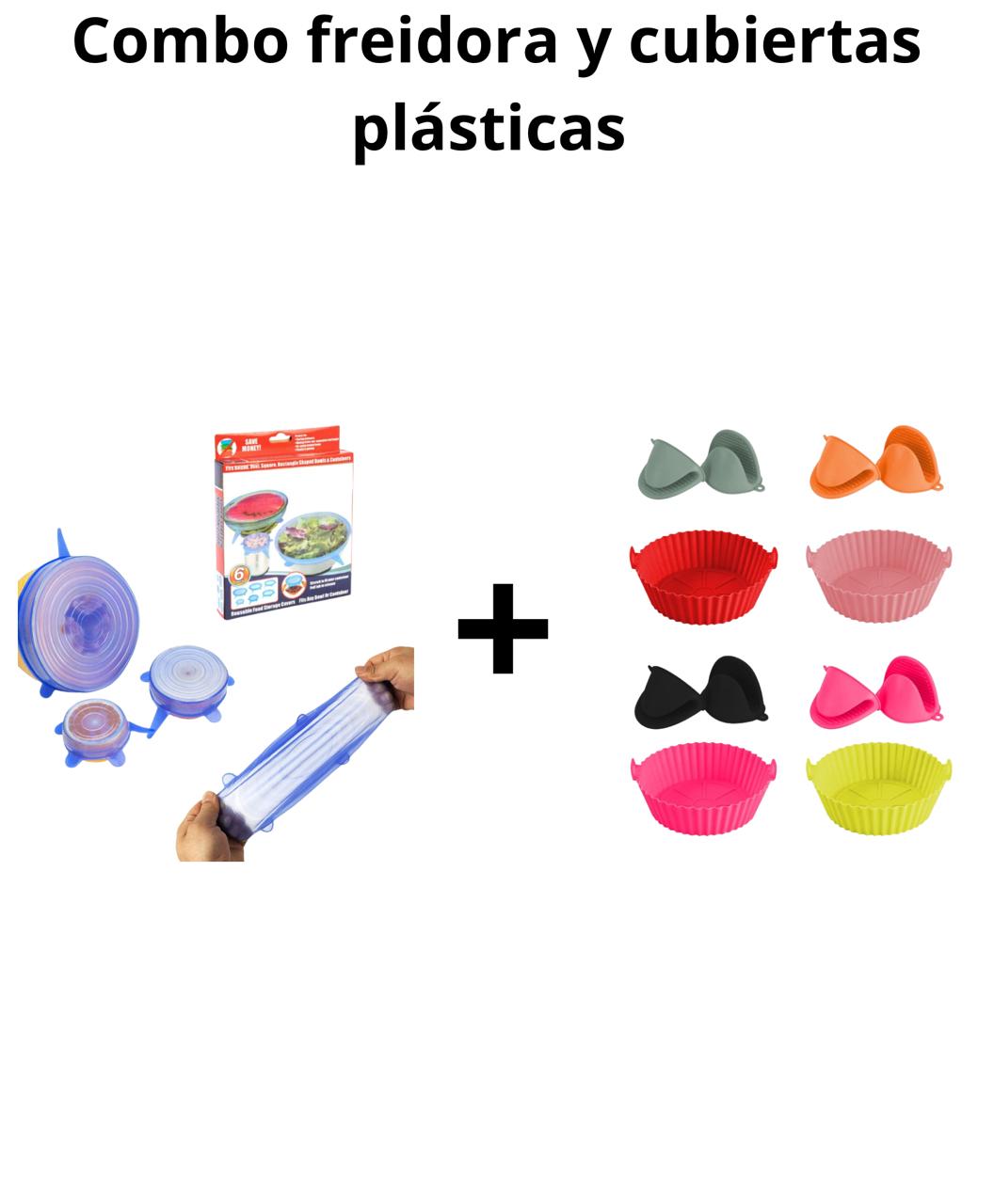 Combo freidora + Cubiertas plasticas